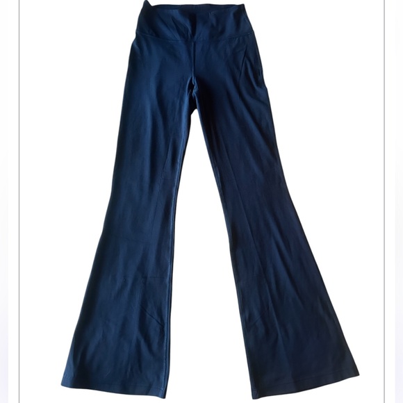 Lululemon Athletica Groove  Blue Flare Pants with High Waist - Picture 5 of 9